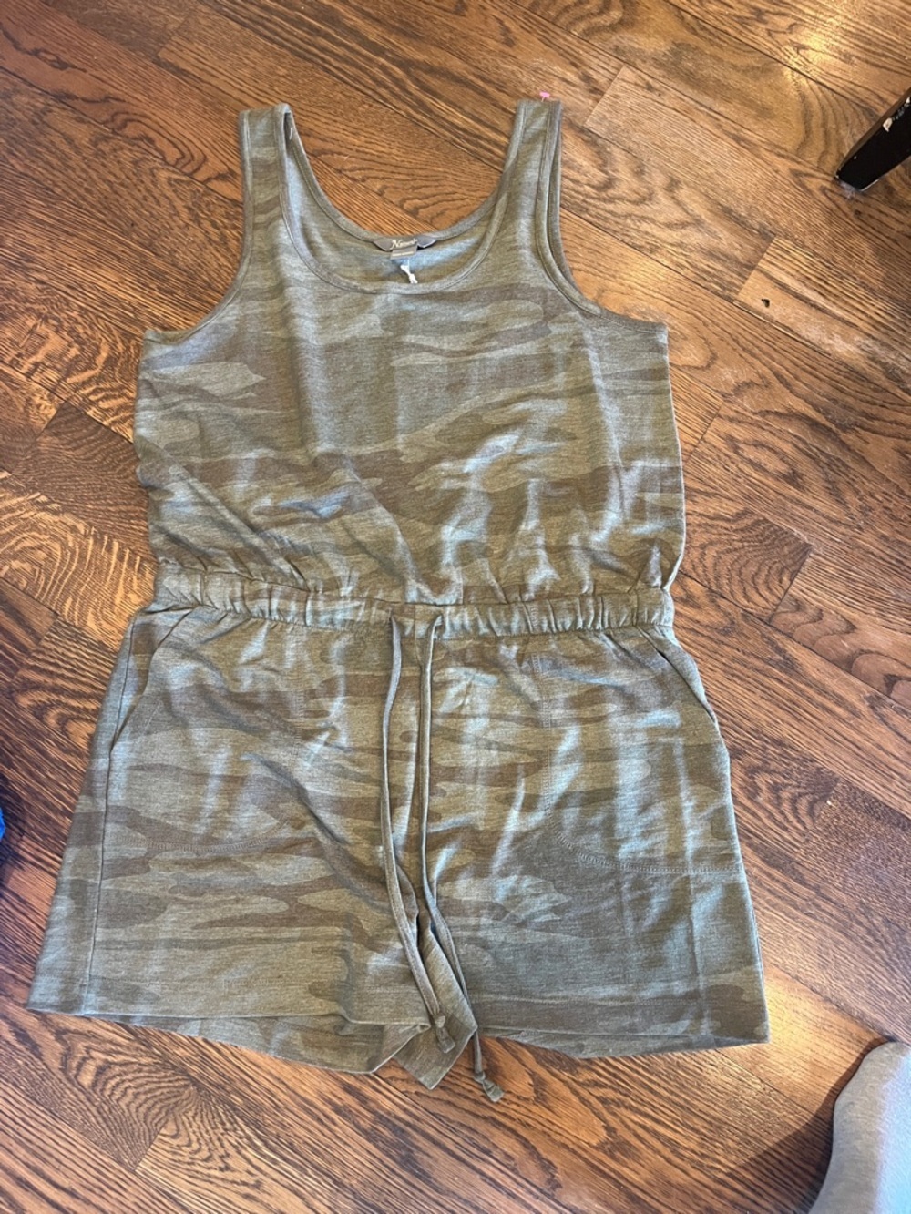 Naturals Reflection L NWTOlive Camo Tank Romper  Bottoms